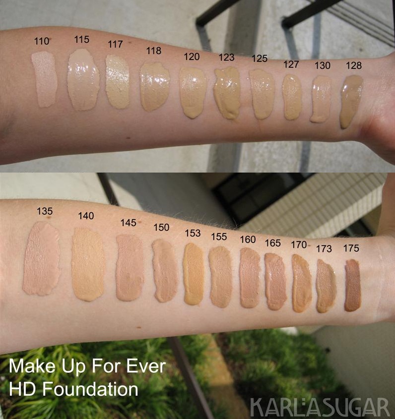 Makeup forever hd foundation 123