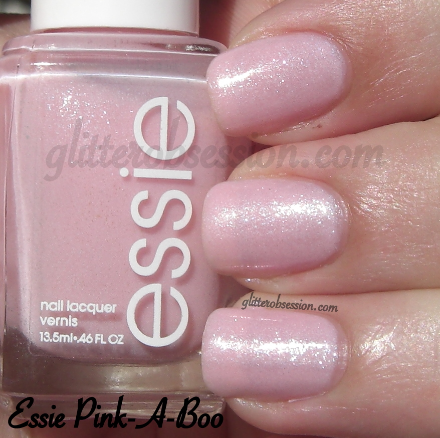 glitter obsession Essie PinkABoo