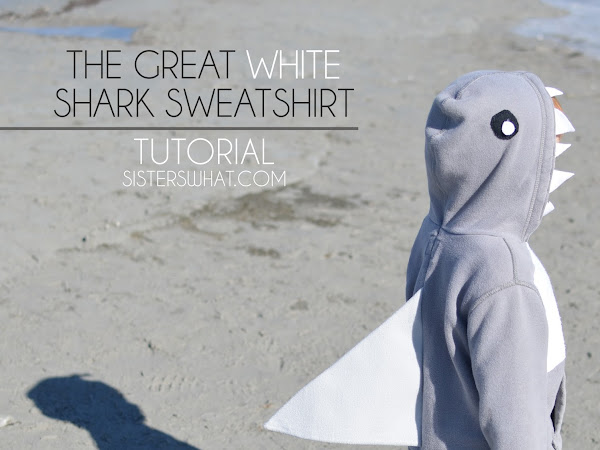 The Great White Shark Sweatshirt [for kids] <Tutorial>