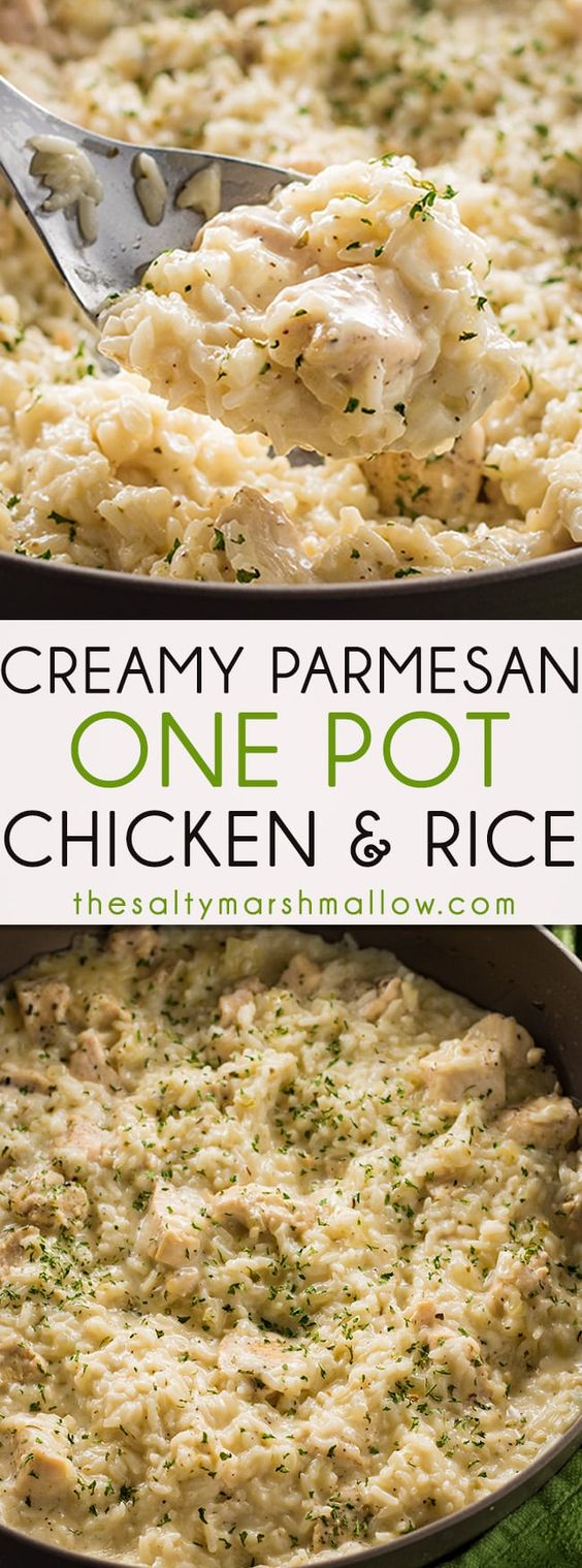 CREAMY PARMESAN ONE POT CHICKEN AND RICE #creamy #parmesan #onepot #chicken #chickenrecipes #rice #dinner #dinnerrecipes #dinnerideas CREAMY PARMESAN ONE POT CHICKEN AND RICE #creamy #parmesan #onepot #chicken #chickenrecipes #rice #dinner #dinnerrecipes #dinnerideas