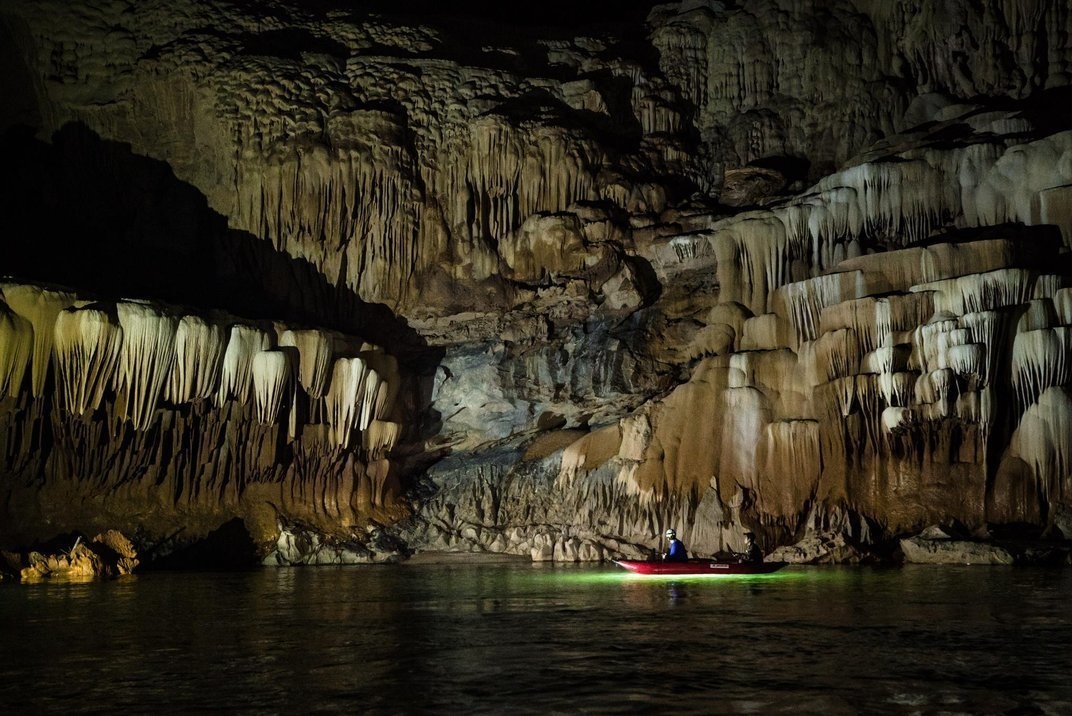 Deboodt brought various cameras and equipment to capture these images -- he even used a drone to get some of the footage. - He Kayaked Through The World’s Largest River Cave. This Is What He Saw… Deboodt brought various cameras and equipment to capture these images -- he even used a drone to get some of the footage. - He Kayaked Through The World’s Largest River Cave. This Is What He Saw…