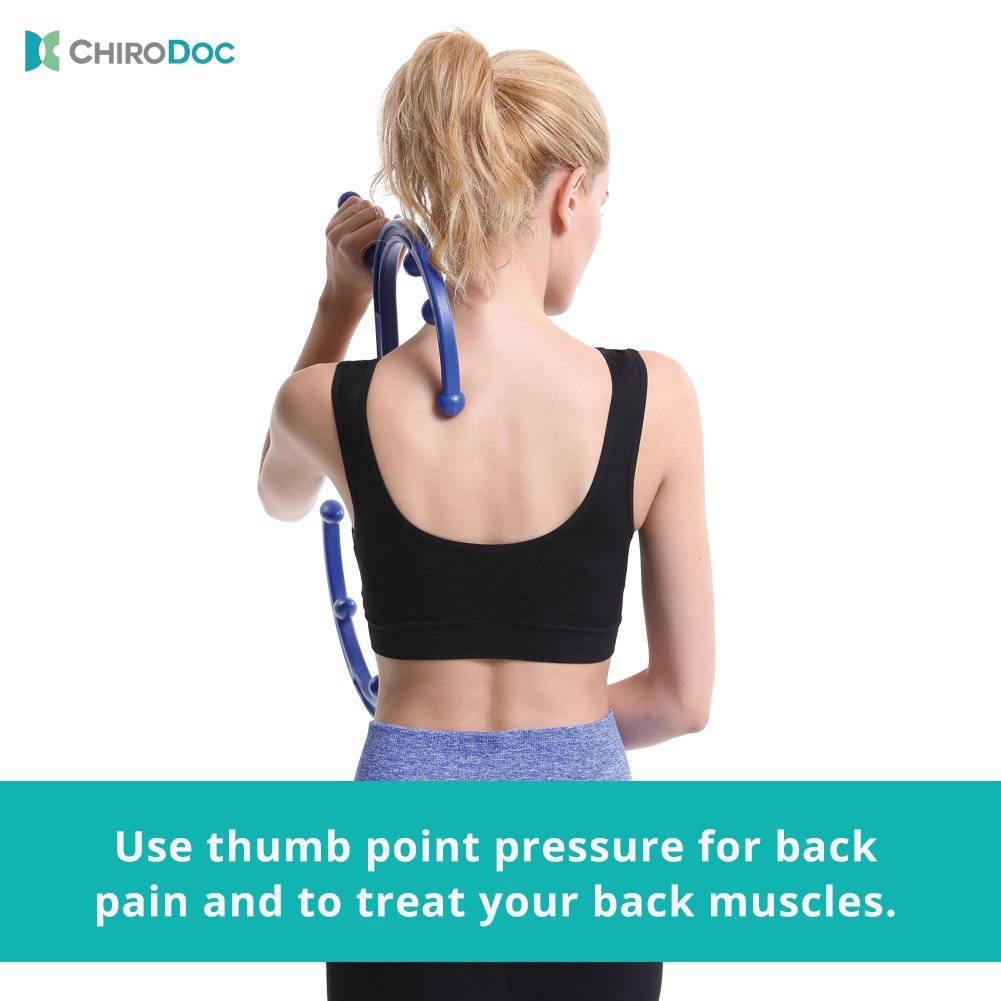 GlamRiver Trigger Point Self Massage Tool by ChiroDoc USA