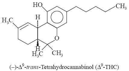 (–)-∆9-trans-tetra-hydrocannabinol (∆9-THC)