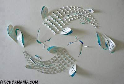 fish paper art