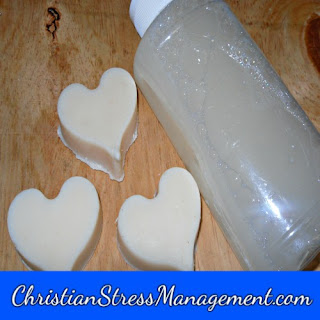 natural solid and liquid castile soap