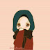 Kartun Muslimah Jilbab Syari