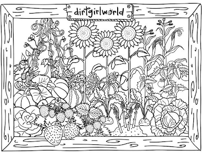 Introducing New Colections Home Interior Design: garden coloring pages