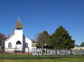Old Town Museum church, Burlington, Colorado