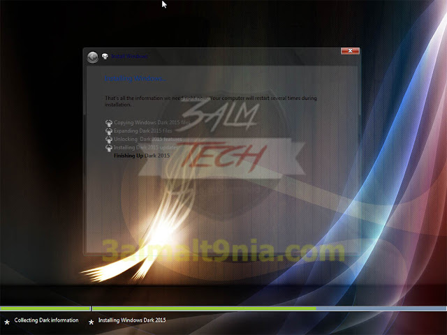 Windows 7 Dark 2015 X64bit - عالم التقنيه Windows 7 Dark 2015 X64bit - عالم التقنيه