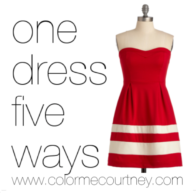 how to style one dress five ways