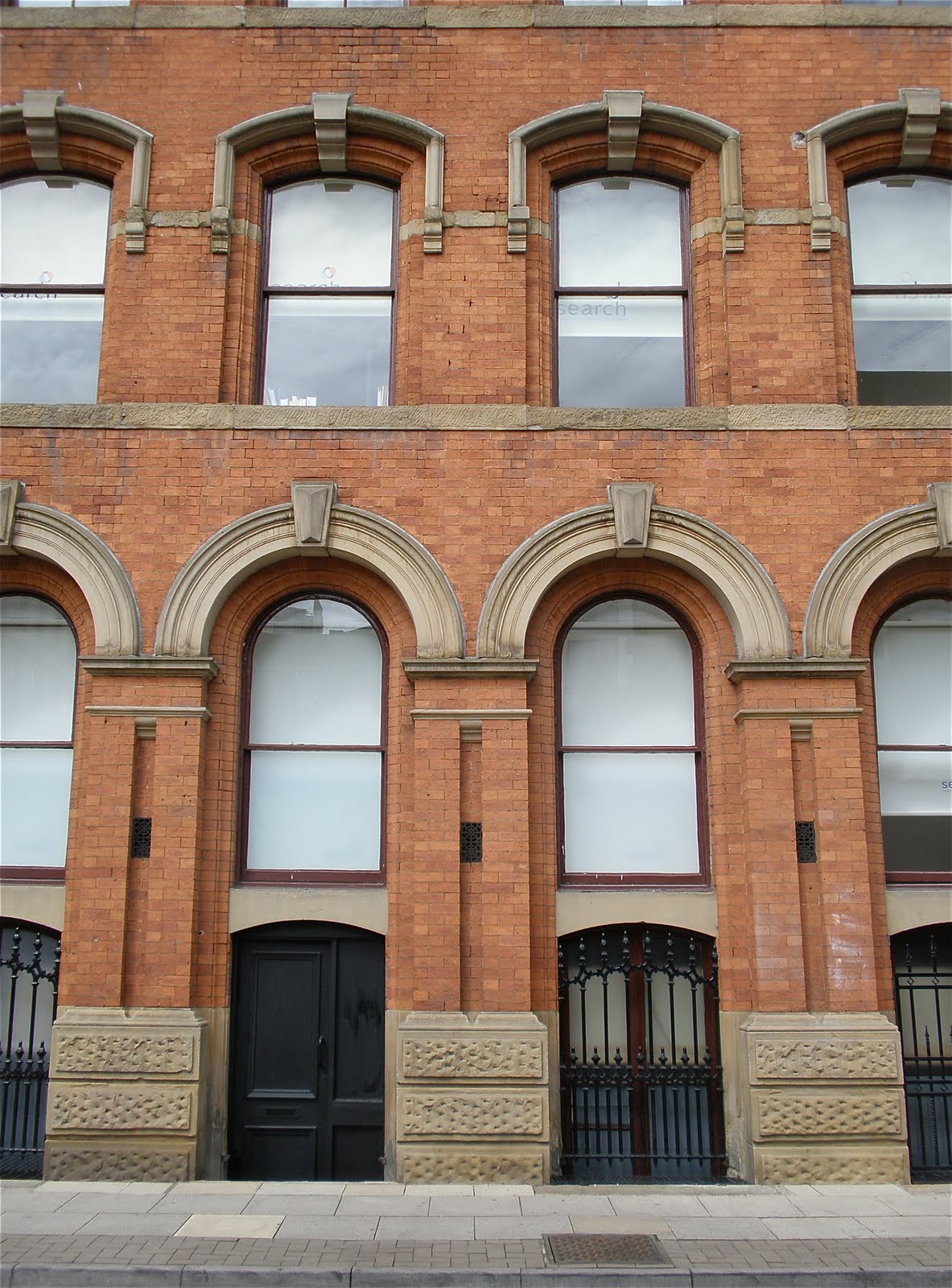 guttae 'Manchester is a red brick city' Southmill Street & Central Street, Manchester