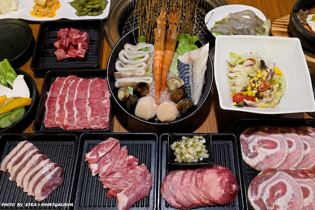 台中燒肉吃到飽推薦,香香燒肉工坊新開幕,超豐富肉品海鮮米食沙拉甜點湯品隨便點!