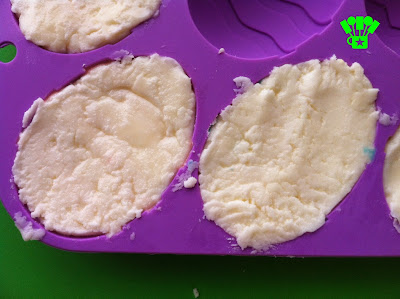 Make Easter Egg fudge with a silcone mold