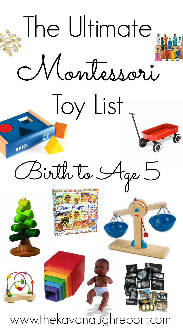 kindergarten toys list