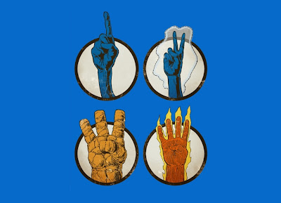 Marvel Comics x Threadless Fantastic Four T-Shirt Collection - “Fantastic 1, 2, 3, 4!”
