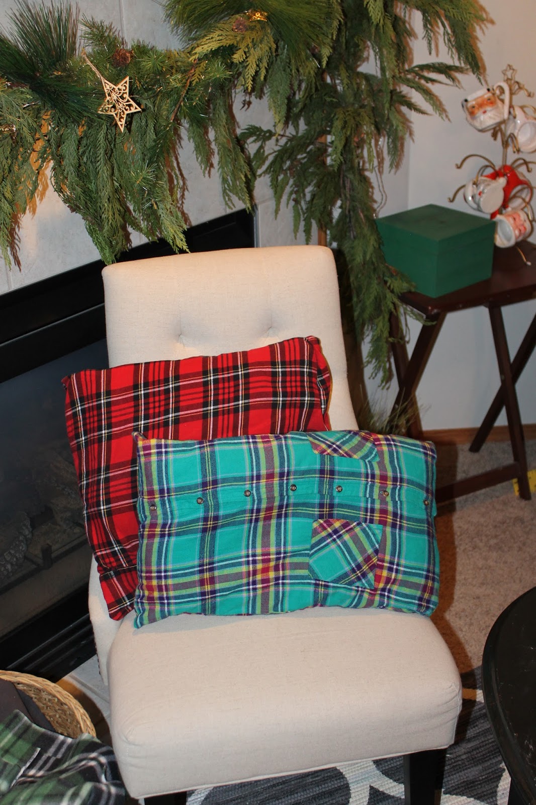 Lyndi's Projects Flannel Shirt Plaid Pillow Covers