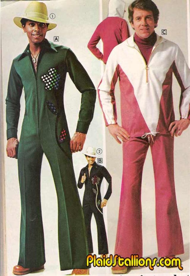 In the 1970s Real Men Wore Flared Trousers and Flowery TShirts. How