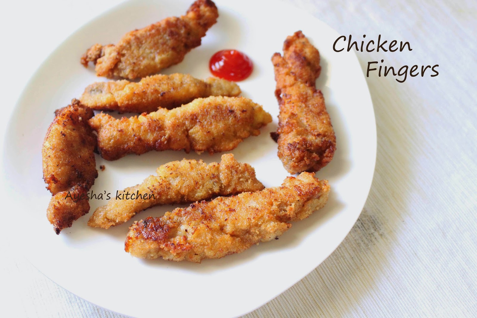 CHICKEN FINGERS RECIPE EGG LESS BREADED CHICKEN FINGERS