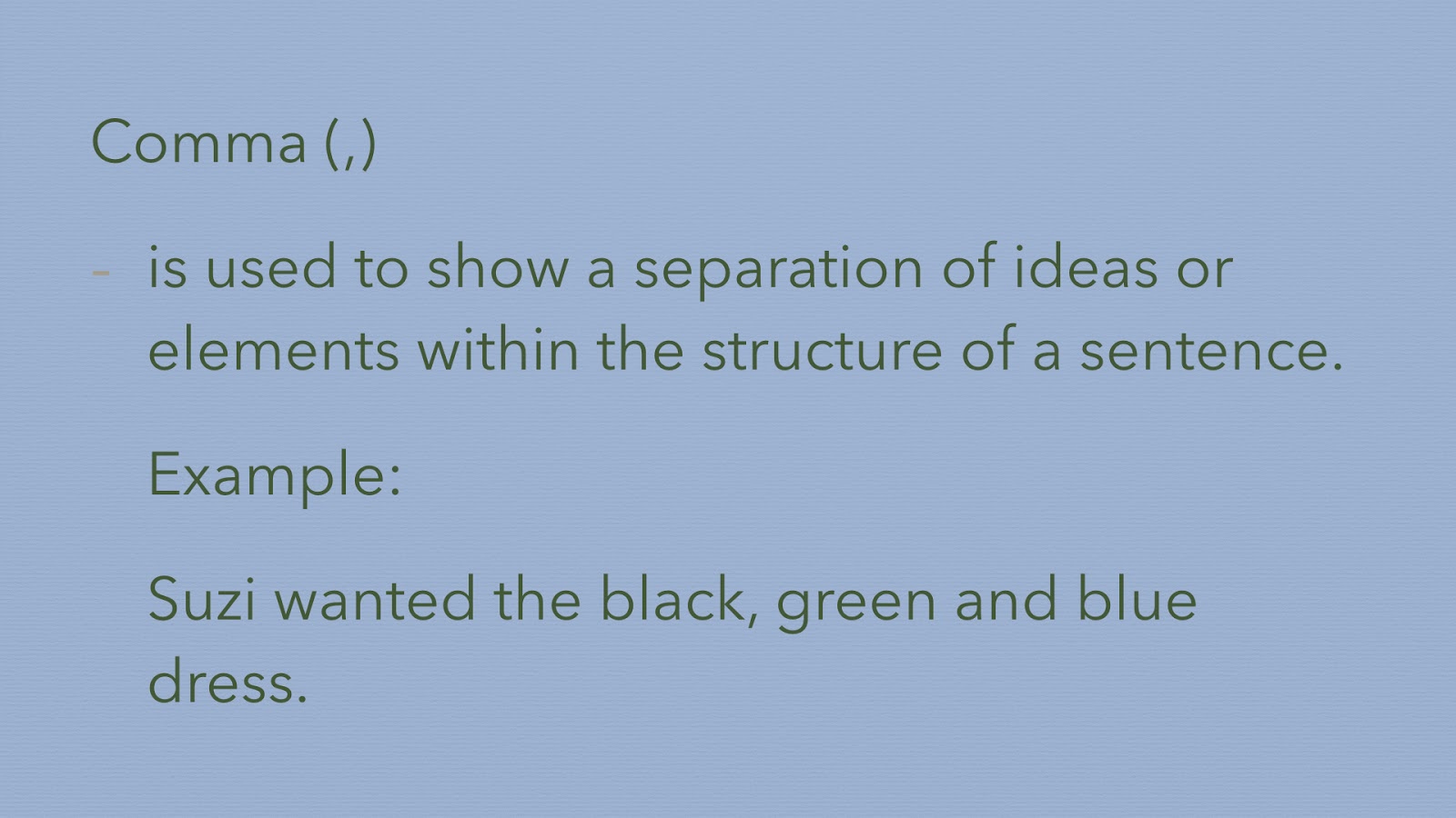 Punctuation Marks