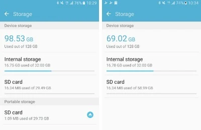 Comment activer l'Adoptable Storage sur les Galaxy S7 et Galaxy S7