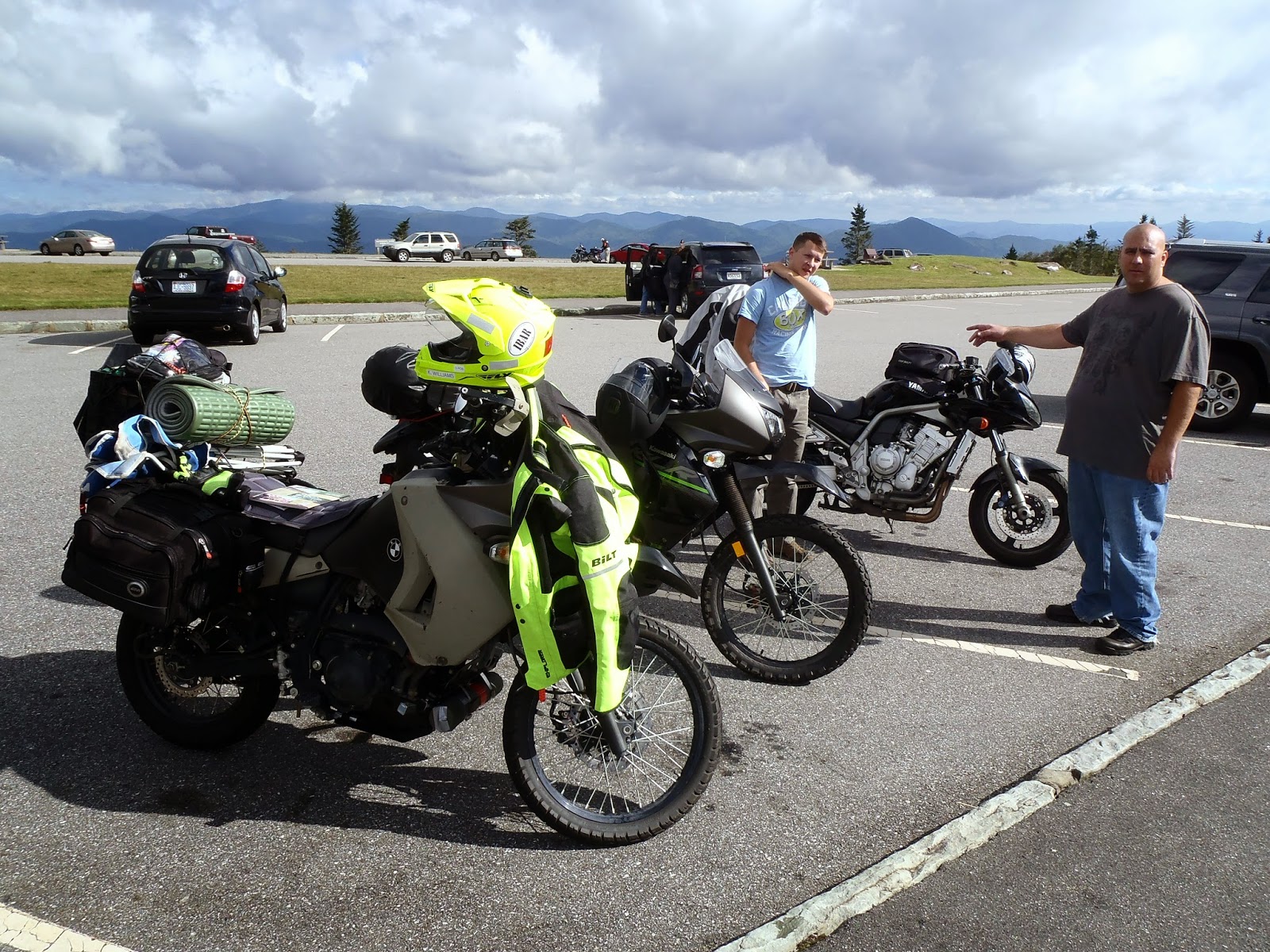 The Krash Site: The Blue Ridge Parkway National Park by way of a KLR 650.