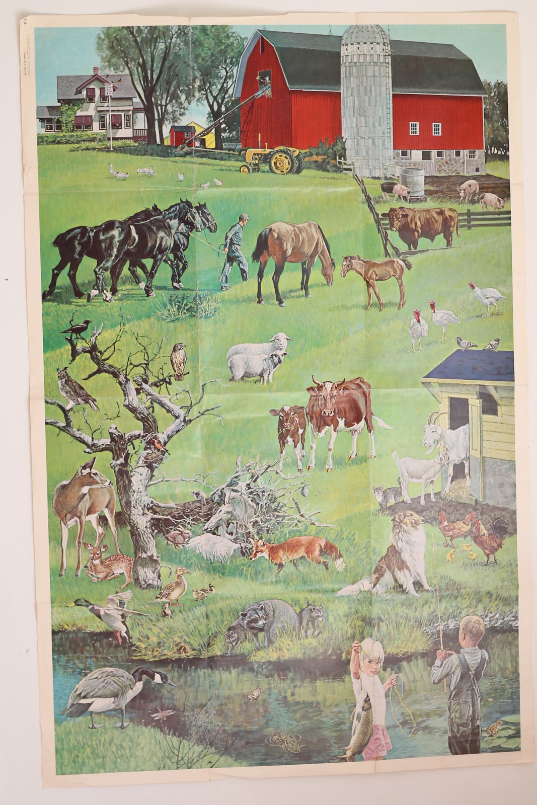Walrus Vintage Farm PosterSOLD at Alameda Antiques Market