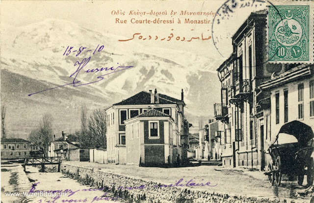 Реката Курделес со поглед на Пелистер, од јануари 1908 година.