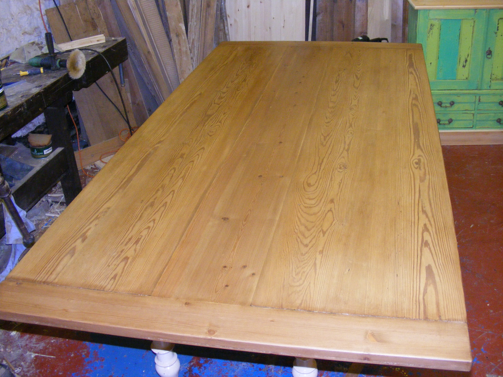 Notts Pine Furniture Extended pine table top