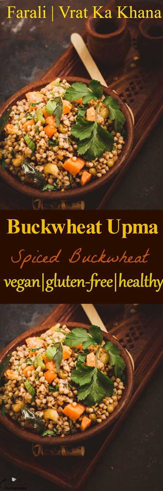 Jagruti's Cooking Odyssey Farali Buckwheat Upma Spiced Buckwheat