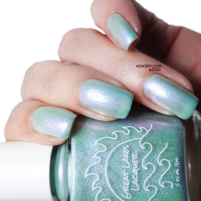 xoxoJen's swatch of Great Lakes Lacquer Clarity