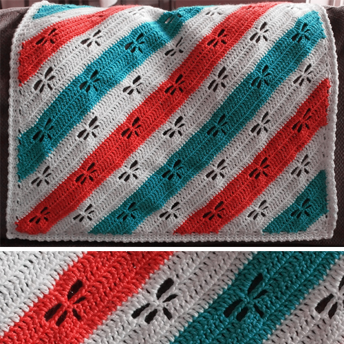 Dragonfly C2C Throw - Free Crochet Pattern