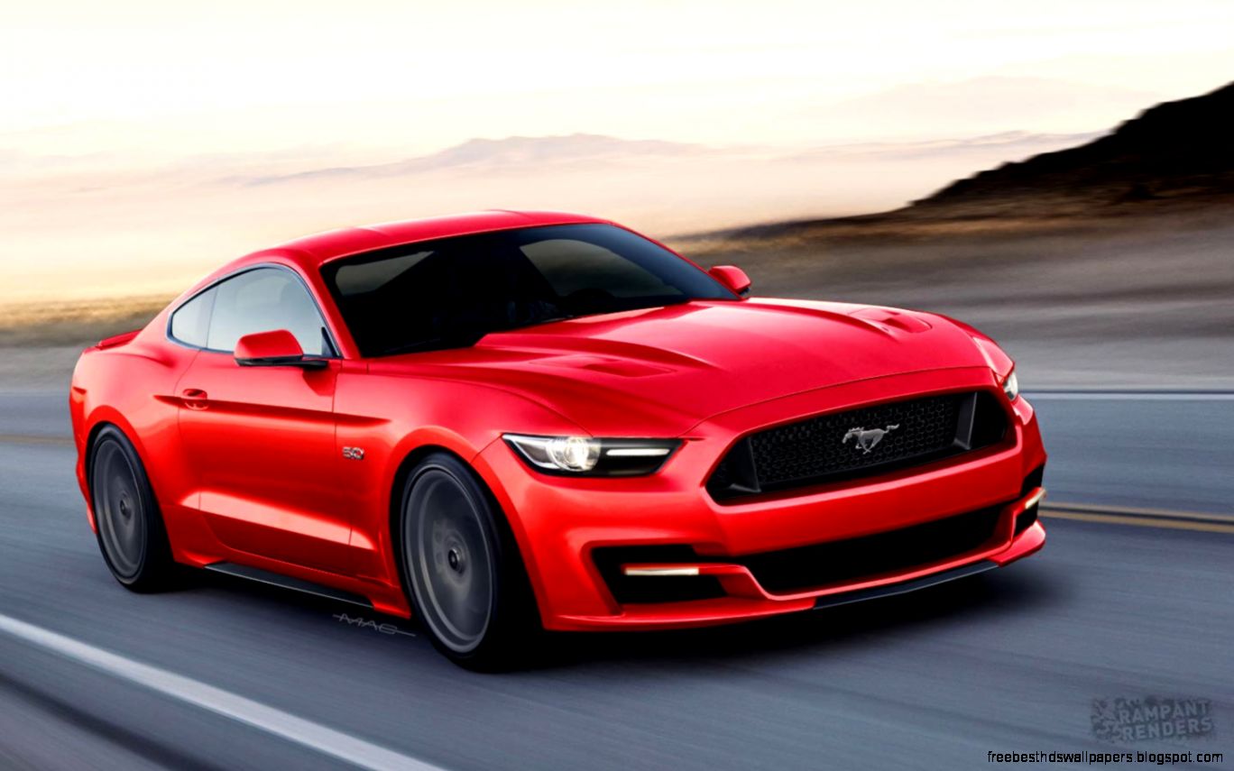 2015 ford mustang rendered with slightly different face rear photo