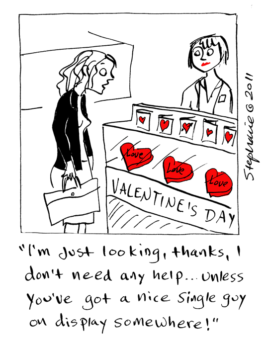 Stephanie Piros Cartoon Blog Valentines Day Countdown Cartoons 12 And 13 