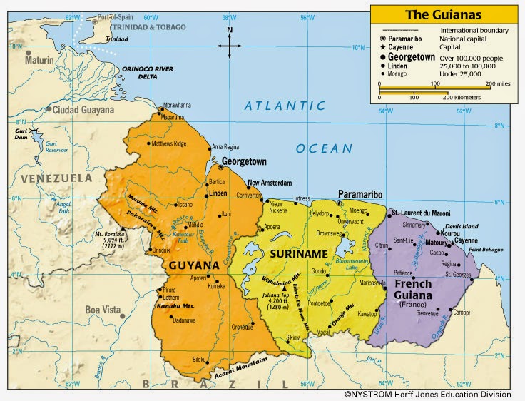 Guiana Francesa ASPECTOS GEOGRÁFICOS E HISTÓRICOS Guiana Francesa ASPECTOS GEOGRÁFICOS E HISTÓRICOS