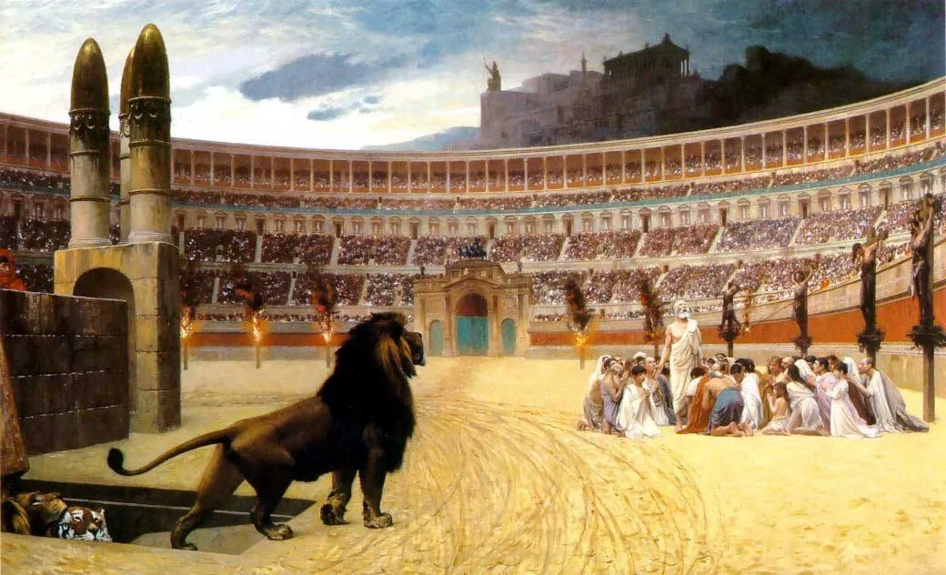 Cristãos na arena de Roma