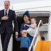 (Photos) Duke and Duchess of Cambridge and children arrive in Canada