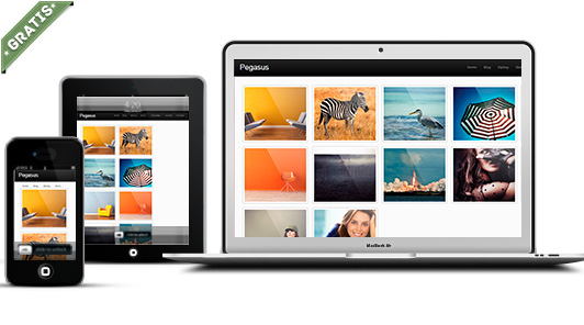 free pegasus responsive blogger template