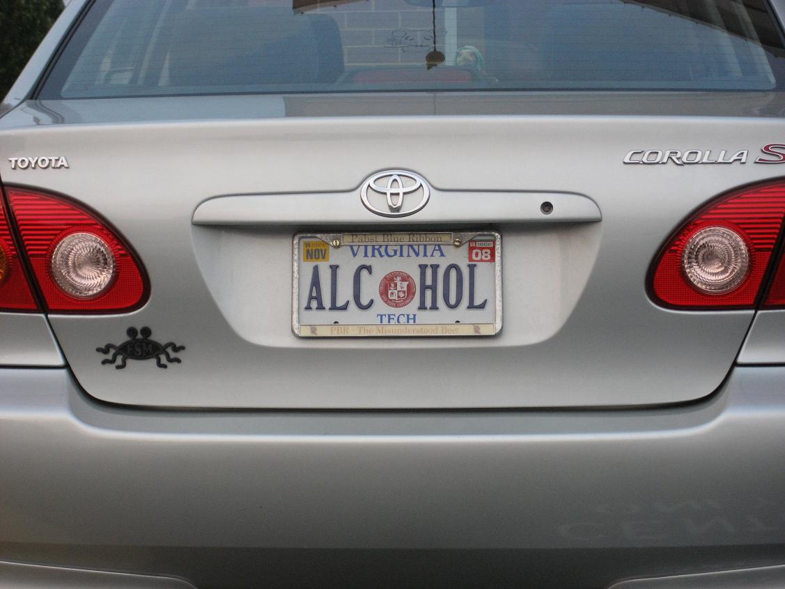 Funny Vanity License Plates Virginia My Crazy Email