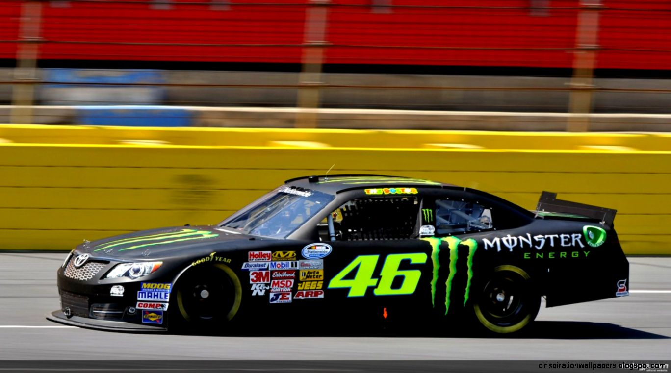 Valentino Rossi Takes A Nascar Test Drive
