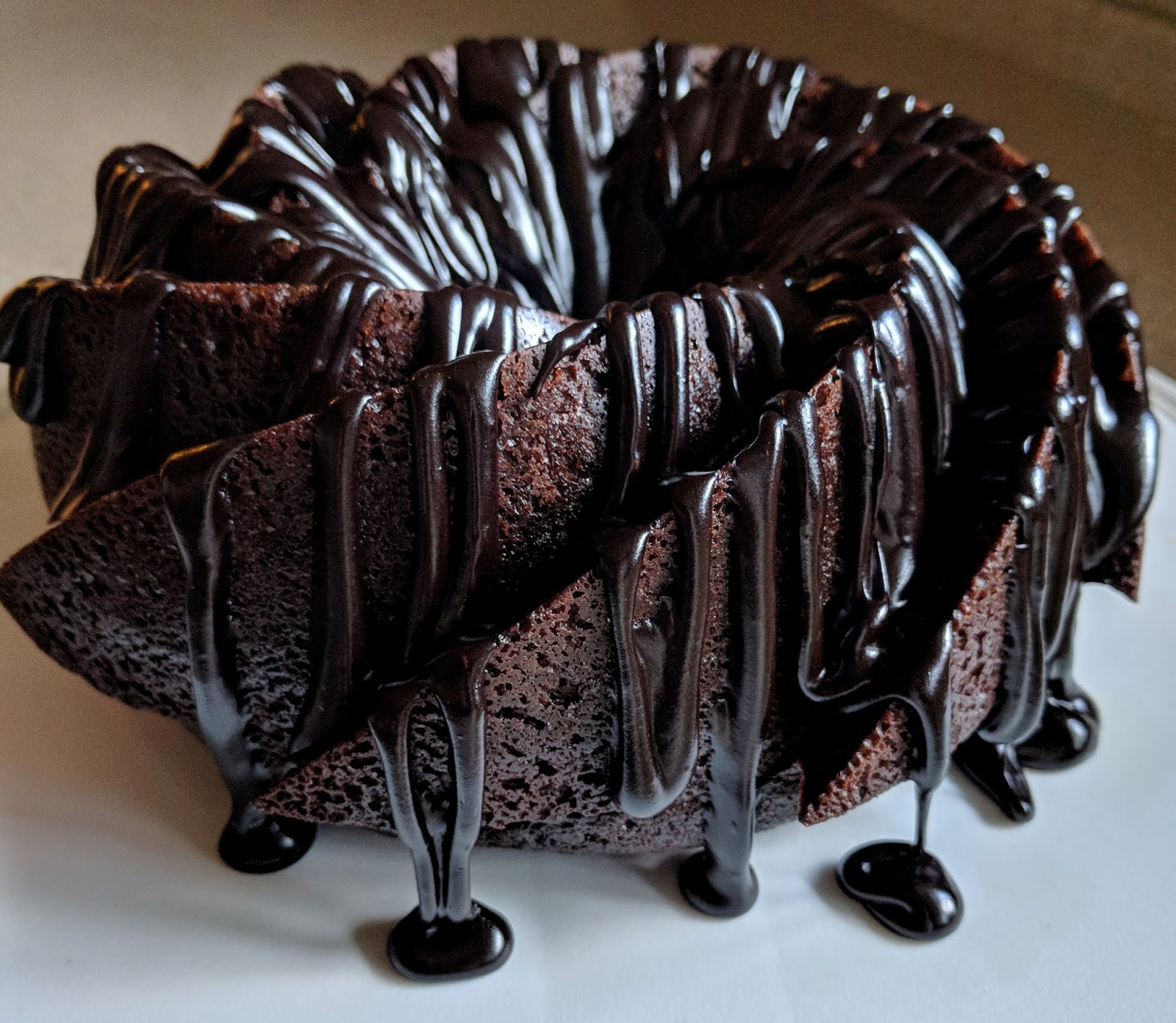 The Tasty Cheapskate Chocolate Volcano Cake (Chocolate Bundt Cake with