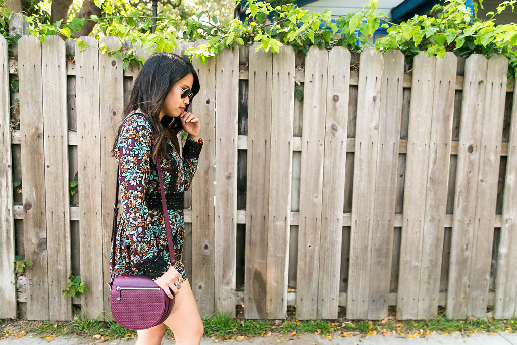 Fall Floral Romper | Style by Pear