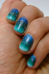 ocean nails gradient polish