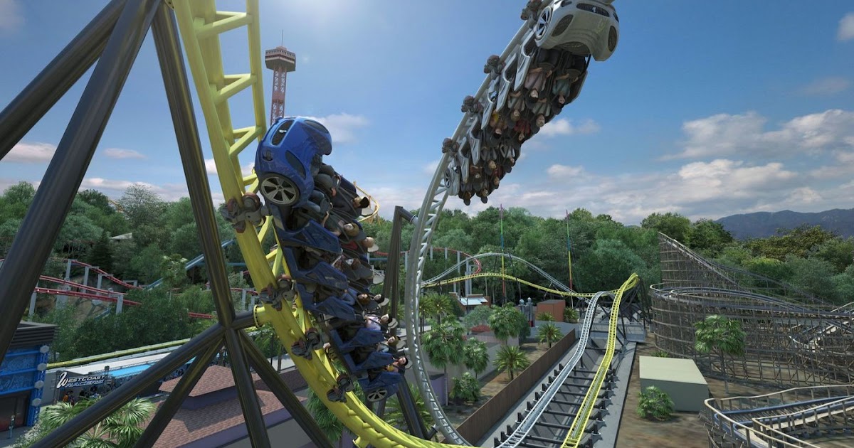 Dueling Racing Coaster for Six Flags Magic Mountain AmusementInsider Fun Starts Here