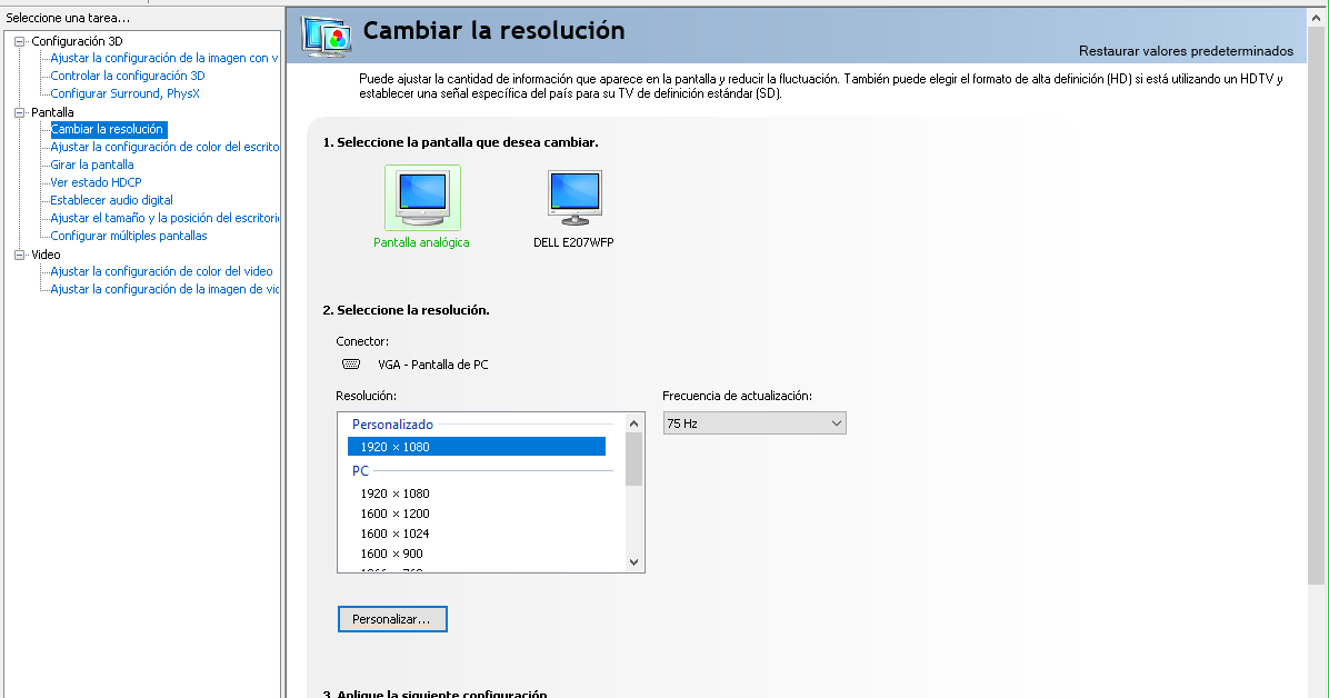 Como overclockear un monitor / esto es posible? / Panel de Nvidia