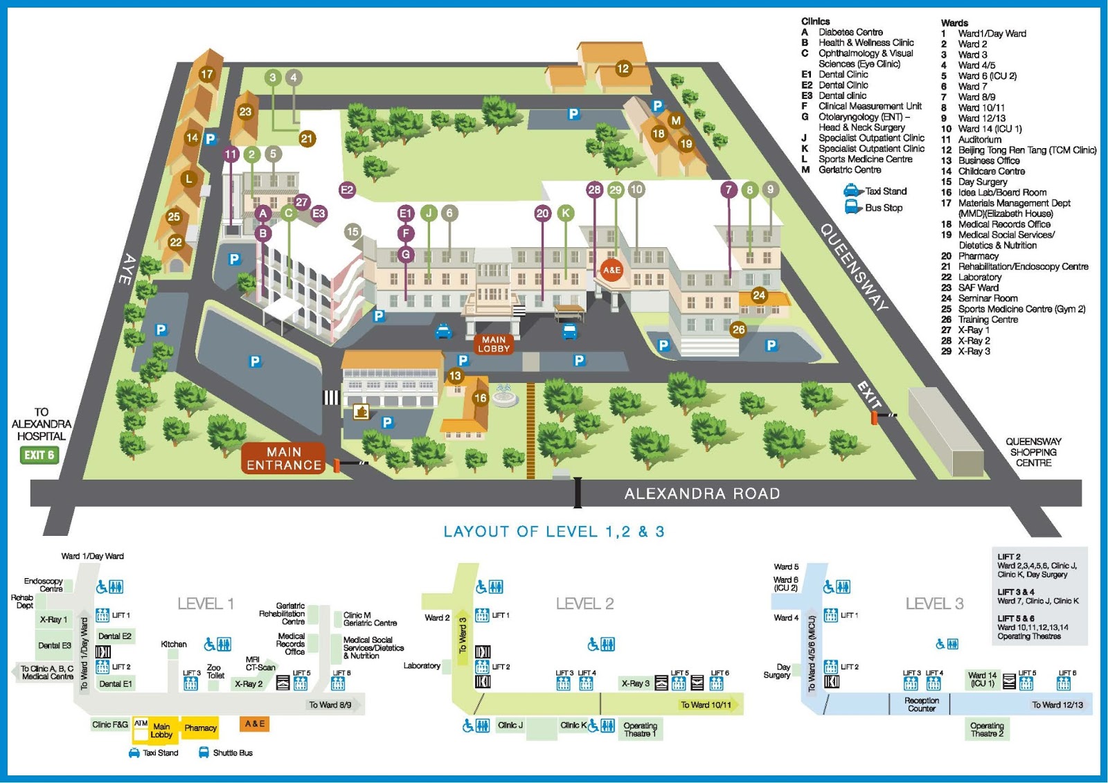 Princess Alexandra Hospital Parking Map