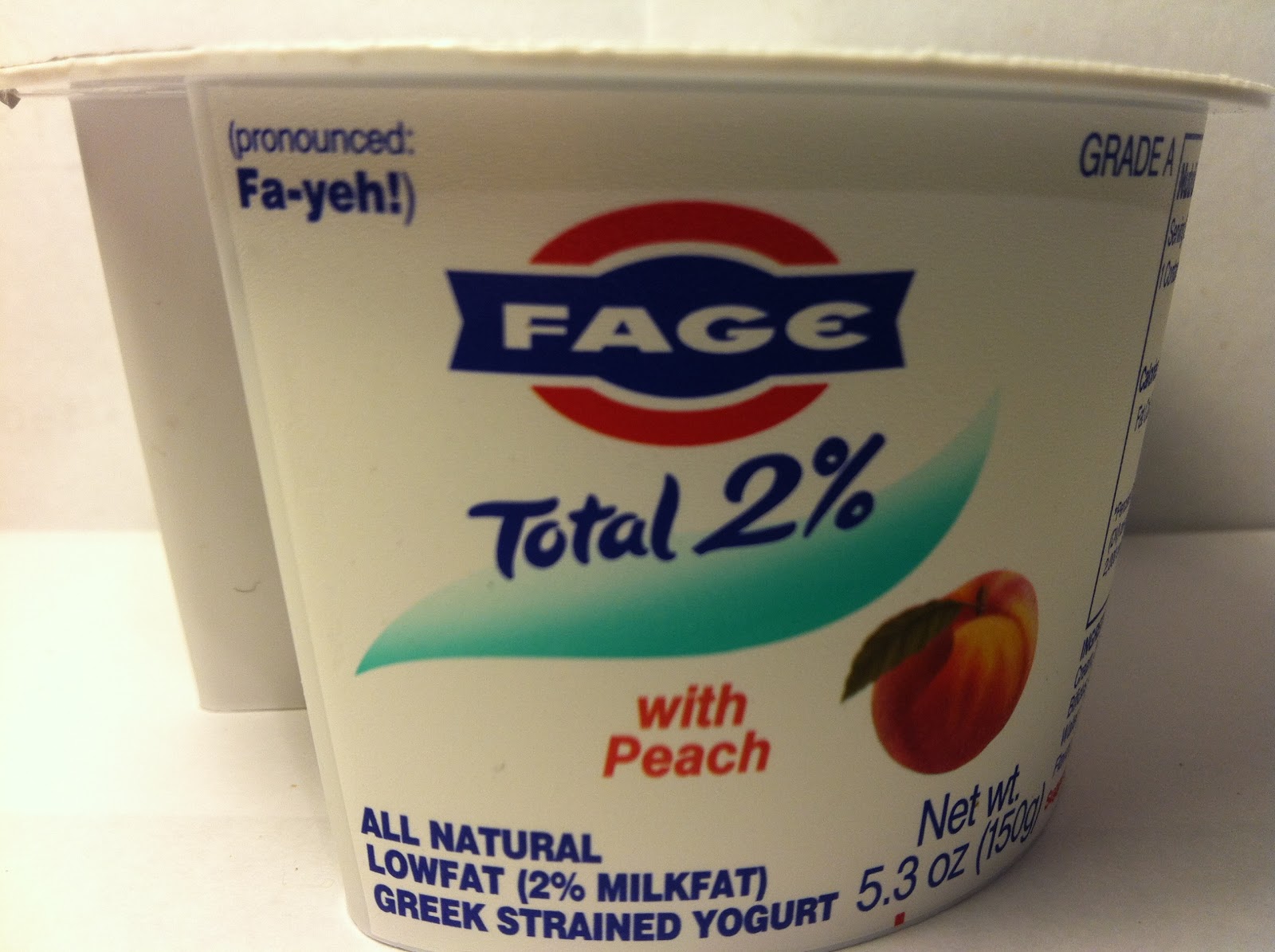 Crazy Food Dude Review Fage Total 2 Greek Yogurt with Peach