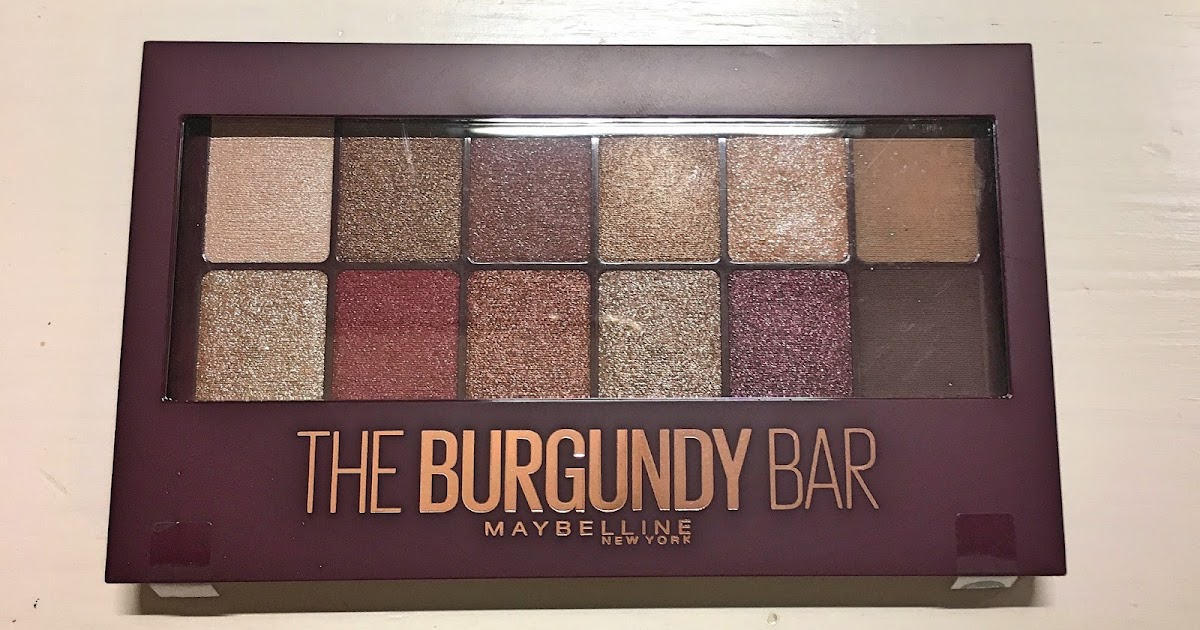 Suzy Q-tip: First Impressions: Maybelline The Burgundy Bar Palette