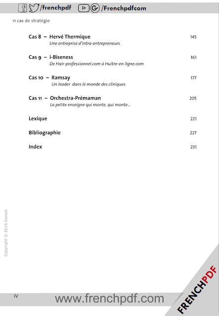 11 Cas de stratégie pdf - études de cas d'entreprises avec corrigés détaillés gratuit