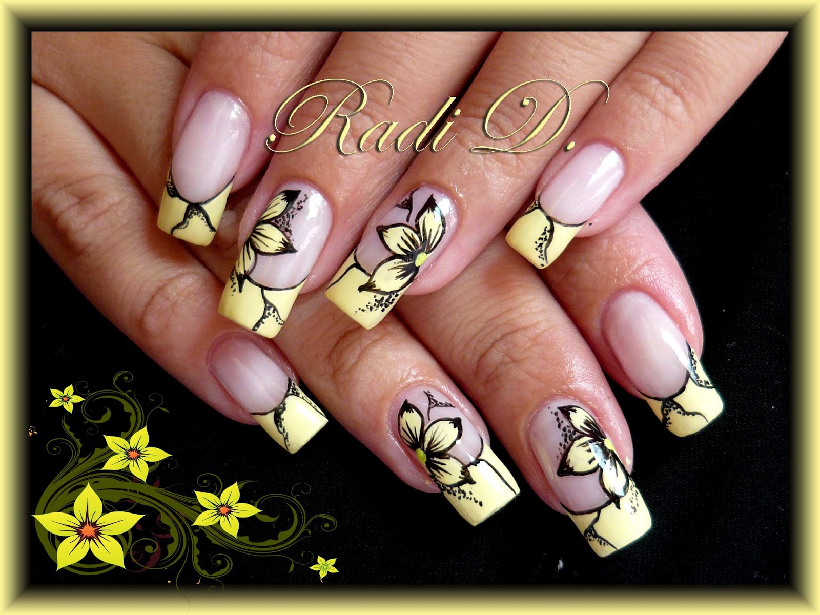 It`s all about nails: Flowers