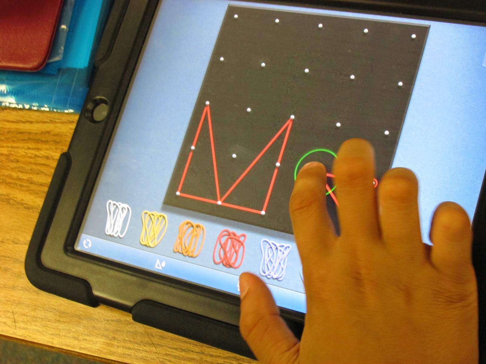 Live and Learn Geometry Vocabulary with Geoboards